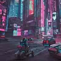 Turn your images into Cyberpunk, Style Transfer, Online, AI, Use Style:G1_044.jpg