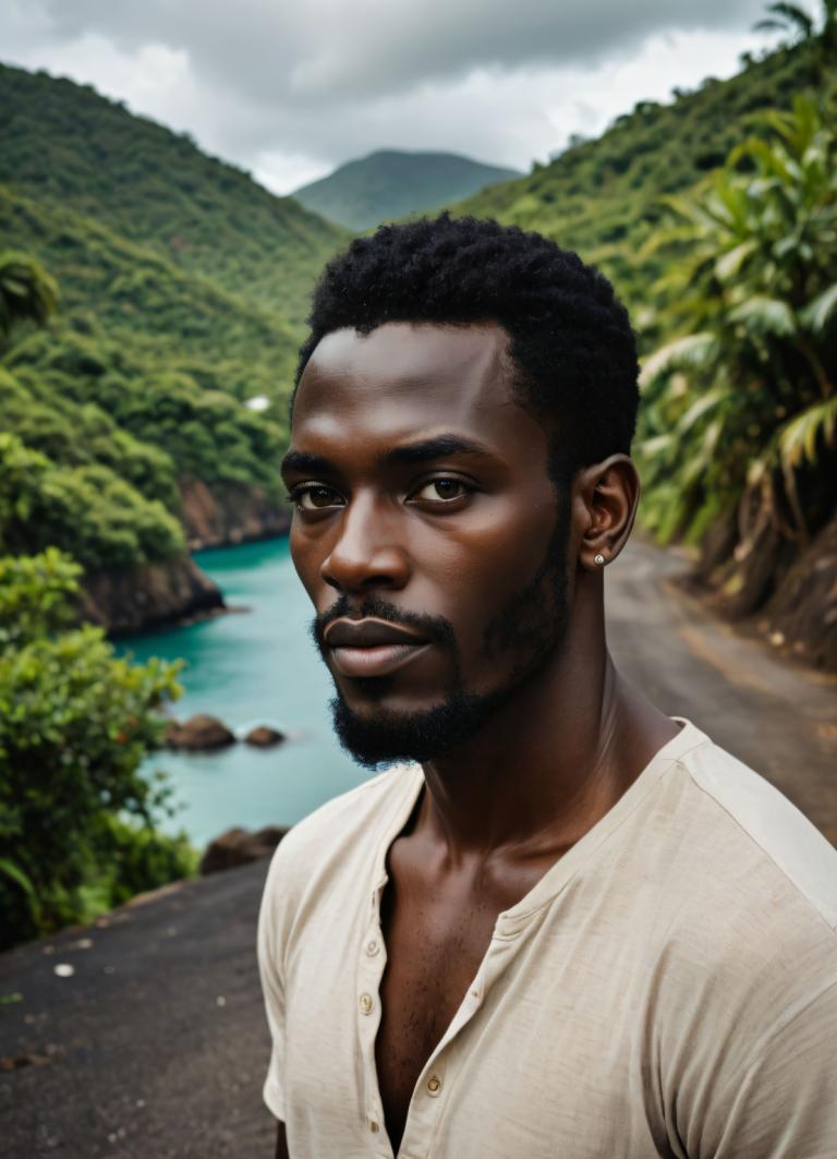 Fotokunst,Fotokunst, Menschen, Mann, 1Junge, Gesichtsbehaarung, männlicher Fokus, dunkle Haut, Solo