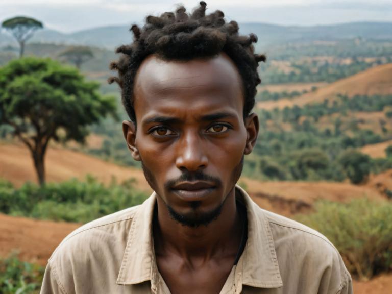 Photographic Art,Photographic Art , People, man, 1boy, dark skin, male focus, solo, realistic, facial hair