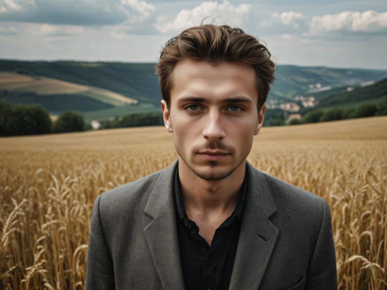 Photographic Art,Photographic Art , People, man, 1boy, male focus, solo, outdoors, realistic, shirt