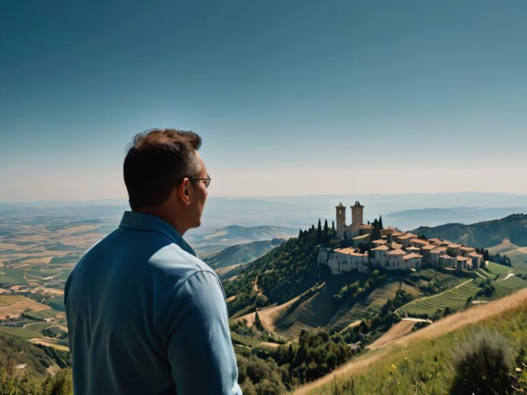 Photoréalisme,Photoréalisme, Personnes, homme, 1garçon, foyer masculin, en plein air, paysage, solo