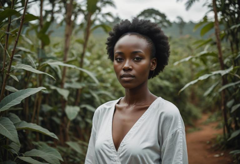 Arte fotografica,Arte fotografica, Persone, donna, assolo, pelle scura, realistico, afro, 1 ragazza