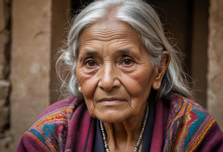 Photographic Art,Photographic Art , People, woman, old, old woman, solo, old man, wrinkled skin, jewelry