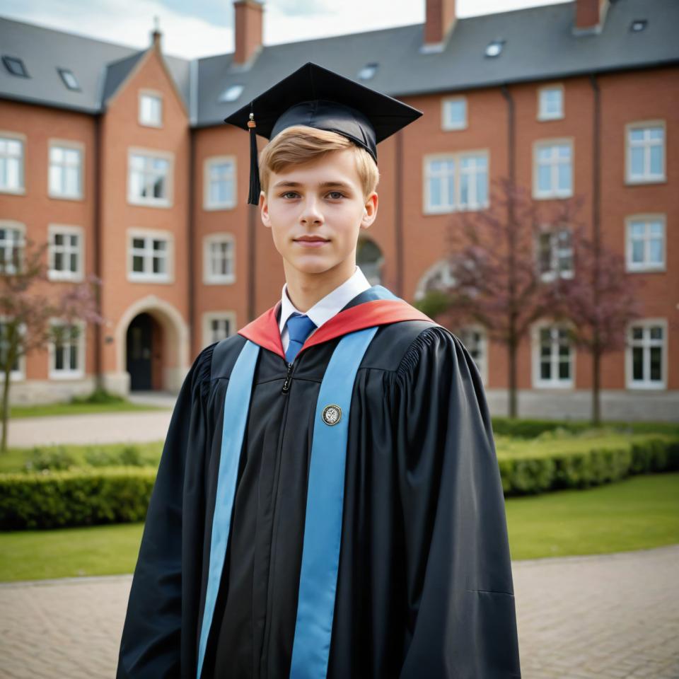 Photographic Art,Photographic Art , People, boy, campus style, 1boy, solo, male focus, hat, necktie, outdoors