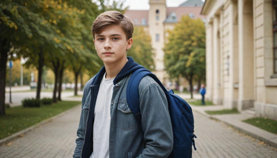 Photographic Art,Photographic Art , People, boy, campus style, 1boy, male focus, outdoors, backpack, solo