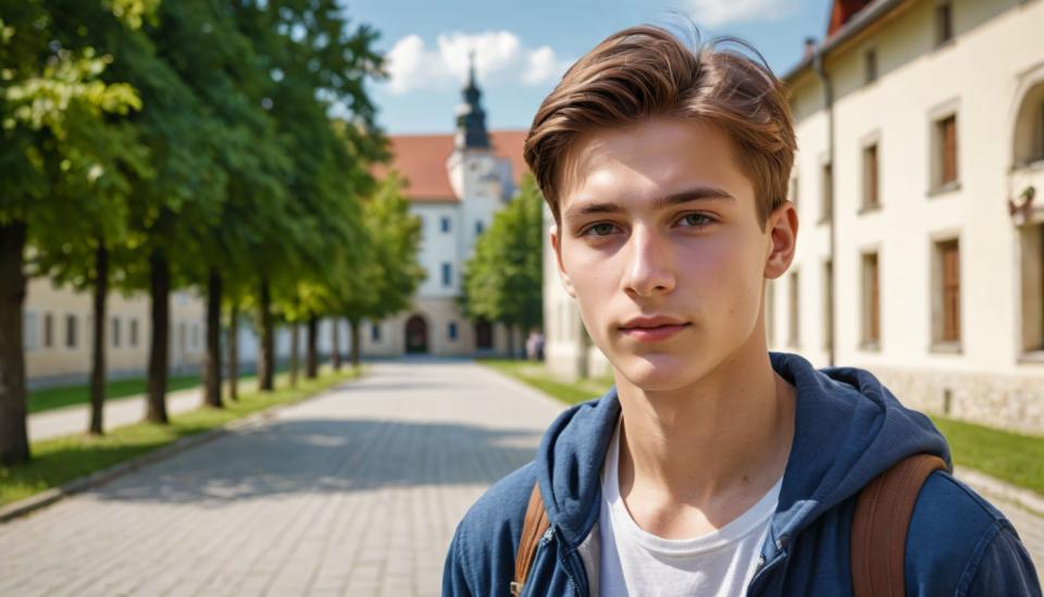 Photographic Art,Photographic Art , People, boy, campus style, outdoors, 1boy, male focus, solo, day, shirt