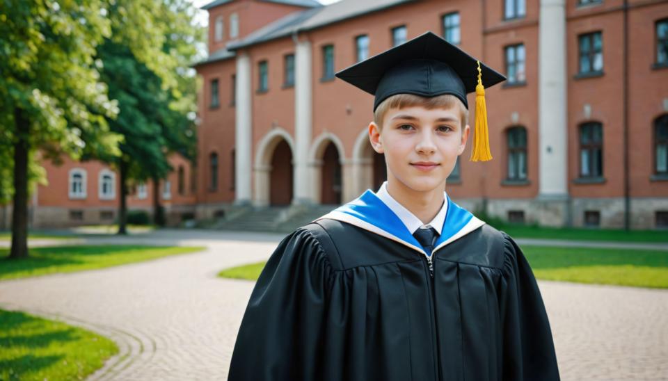 Face Swap, Campus Style, Photographic Art , People, boy, campus style, 1boy, hat, male focus, solo, outdoors, looking at viewer, blurry, blurry background, tree, smile, upper body, day, black headwear, cosplay, building