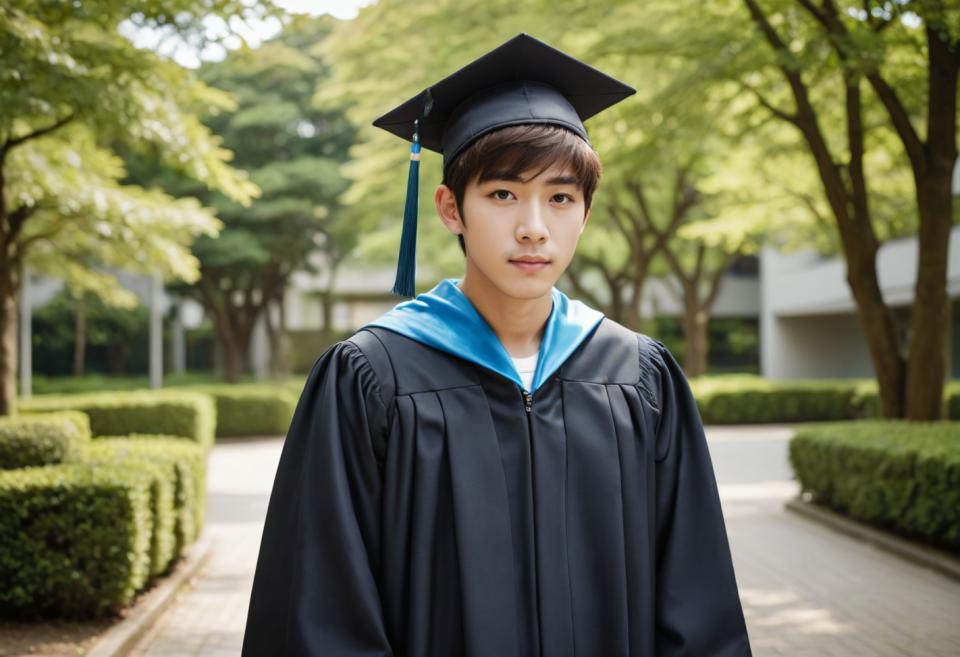 Photographic Art,Photographic Art , People, boy, campus style, 1boy, male focus, hat, solo, outdoors, tree