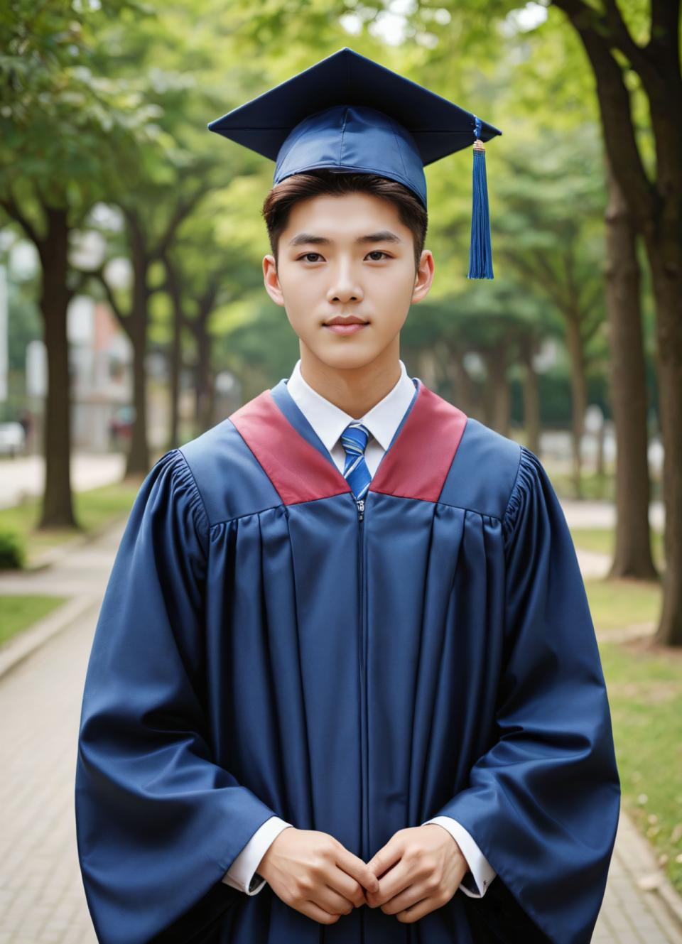 Photographic Art,Photographic Art , People, boy, campus style, 1boy, male focus, hat, blurry background