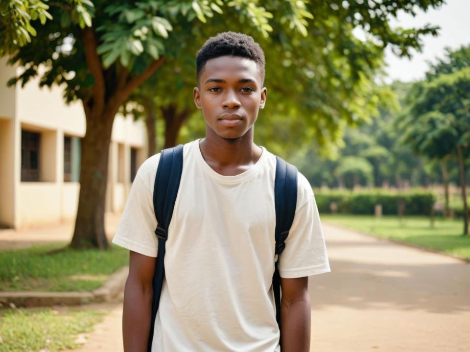 Photographic Art,Photographic Art , People, boy, campus style, 1boy, male focus, shirt, solo, outdoors