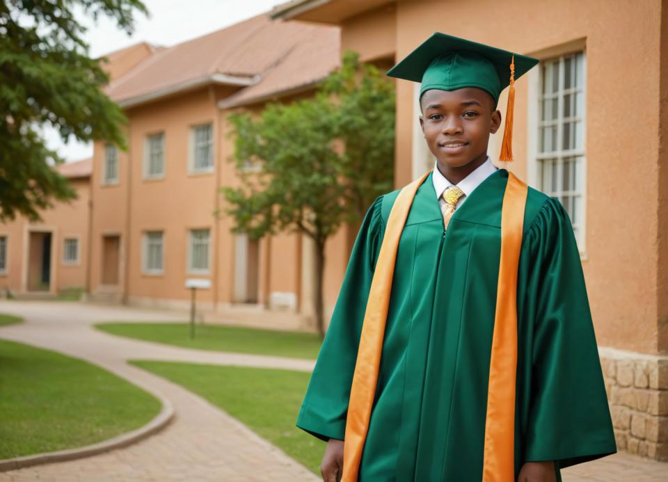 Face Swap, Campus Style, Photographic Art , People, boy, campus style, 1boy, male focus, dark-skinned male, dark skin, solo, hat, outdoors, tree, smile, green headwear, looking at viewer, blurry, cosplay, day, building, house, photo background, long sleeves, facial hair, korean clothes, standing