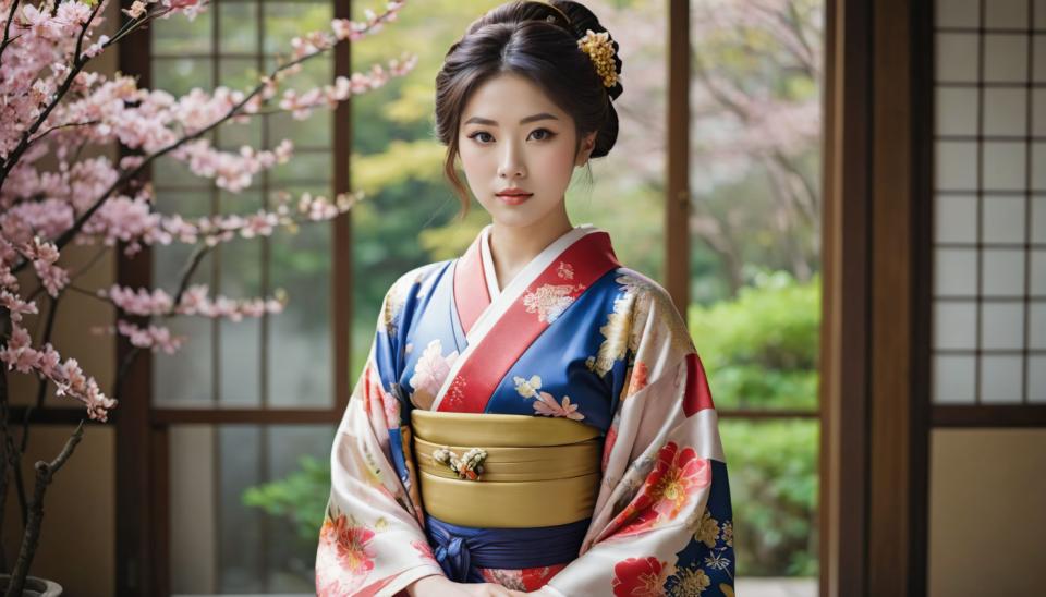 Chủ nghĩa hiện thực ảnh,Chủ nghĩa hiện thực ảnh, Mọi người, đàn bà,kimono, 1 cô gái, một mình