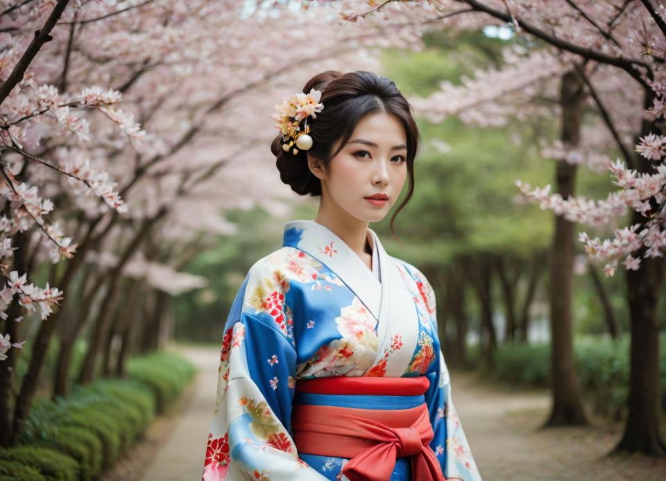 Fotografické umění,Fotografické umění, Lidé, žena,kimono, 1 dívka, sólo, japonské oblečení