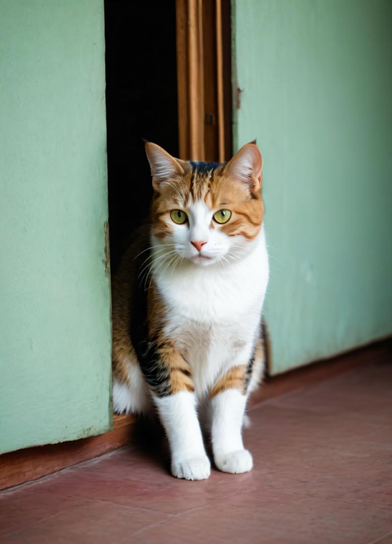 Fotokunst,Fotokunst, Tiere, Katze, keine Menschen, tierischer Fokus, Katze, grüne Augen, realistisch