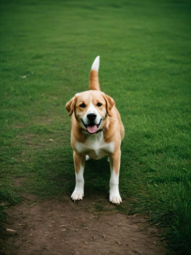 Fotokunst,Fotokunst, Dier, hond, hond, geen mensen, tong, dierlijke focus, gras, tong uit, Shiba Inu