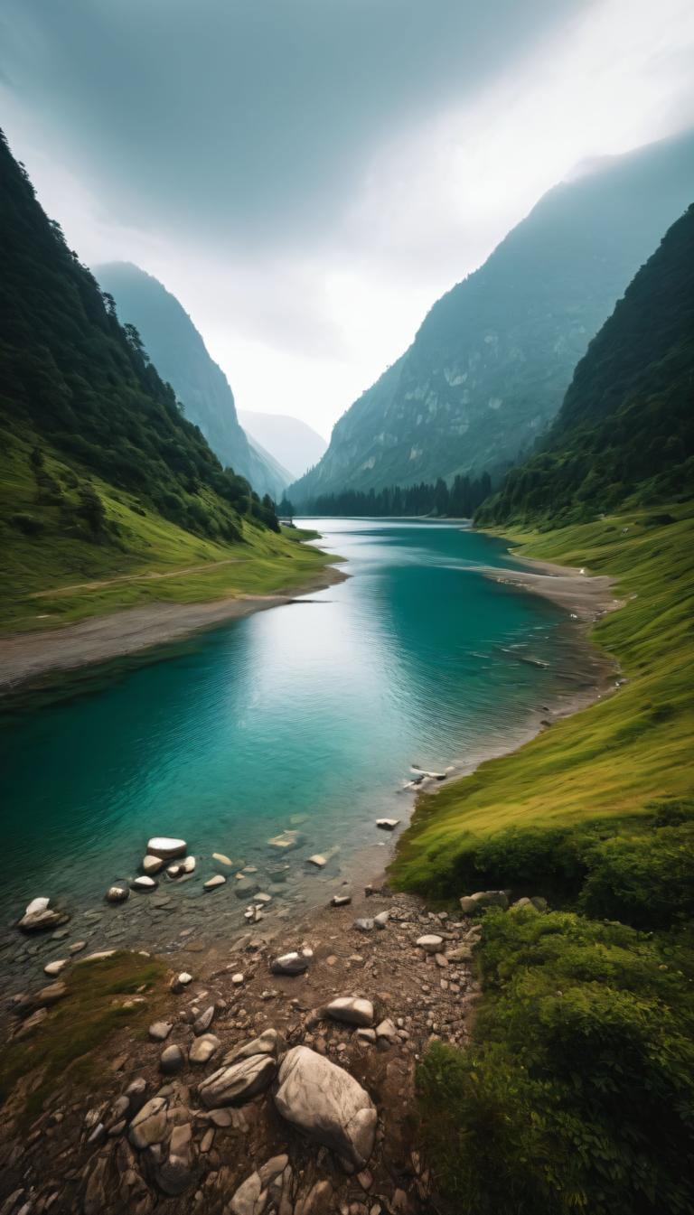 Photographic Art,Photographic Art , Nature, landscape, no humans, scenery, outdoors, cloud, sky, water, river