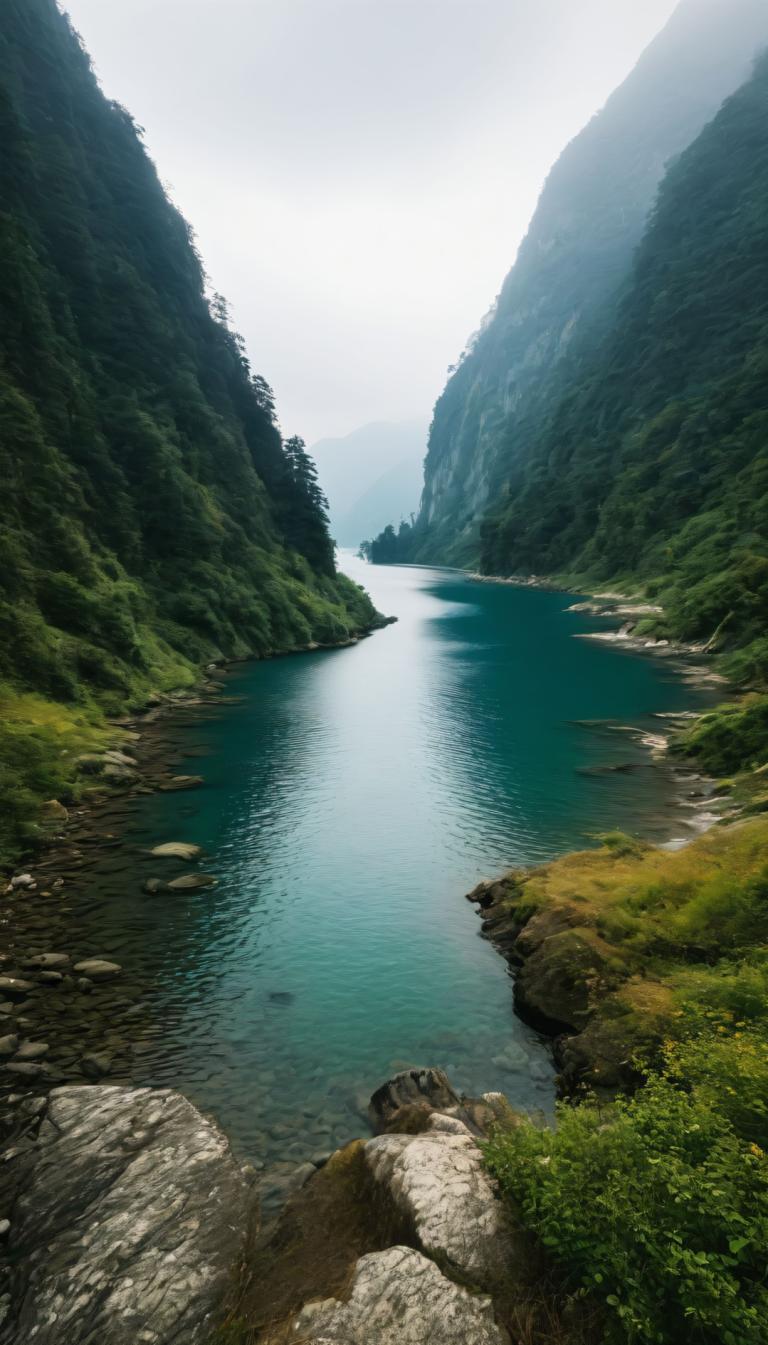 Fotokunst,Fotokunst, Natuur, landschap, geen mensen, landschap, buitenshuis, water, rivier, natuur