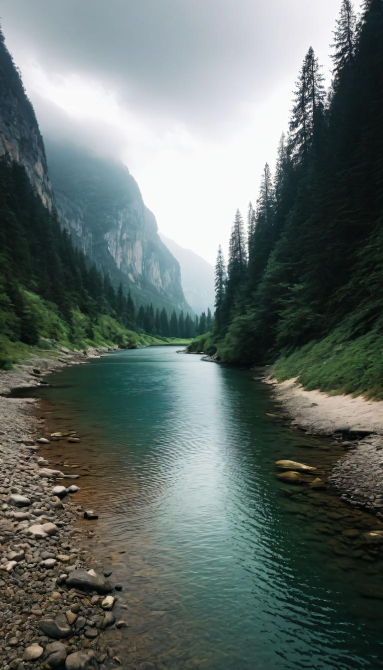 Photographic Art,Photographic Art , Nature, landscape, no humans, outdoors, scenery, nature, river, cloud