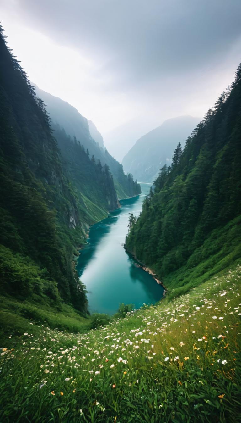 Photoréalisme,Photoréalisme, Nature, paysage, pas d'humains, paysage, en plein air, fleur, nature