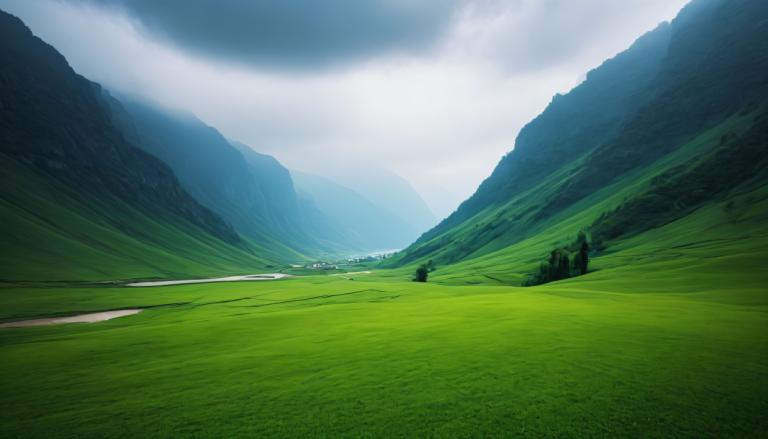 Fotokunst,Fotokunst, Natuur, landschap, landschap, buitenshuis, wolk, lucht, geen mensen, weg, gras