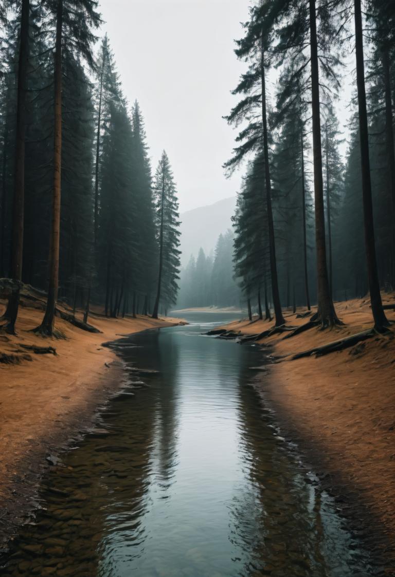 写真芸術,写真芸術, 自然, 風景, 人間がいない, 自然, 森, 景色, 屋外, 木, 反射, 湖, 水, 日, 空, 反射する水, 川