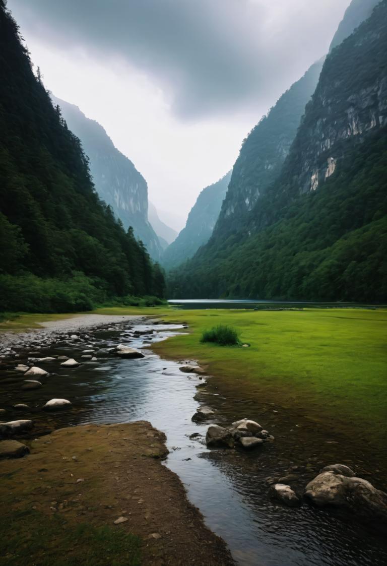 Photoréalisme,Photoréalisme, Nature, paysage, en plein air, paysage, pas d'humains, nuage, ciel