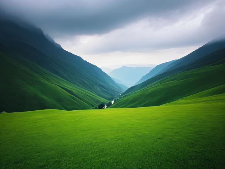 Photographic Art,Photographic Art , Nature, landscape, scenery, outdoors, cloud, sky, grass, cloudy sky