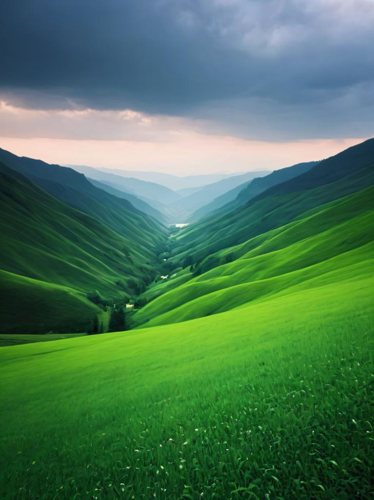 Photographic Art,Photographic Art , Nature, landscape, scenery, outdoors, cloud, sky, no humans, grass