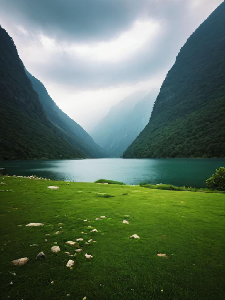 Photographic Art,Photographic Art , Nature, landscape, no humans, scenery, outdoors, cloud, sky, grass, day