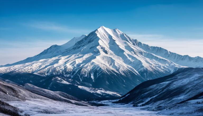 Photographic Art,Photographic Art , Nature, snow mountain, no humans, scenery, sky, outdoors, mountain