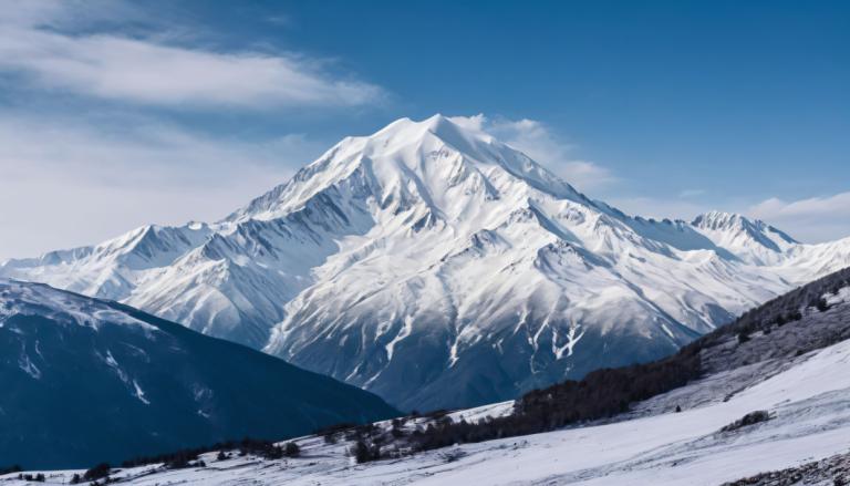 Fotokunst,Fotokunst, Natuur, sneeuwberg, geen mensen, landschap, lucht, buitenshuis, berg, sneeuw