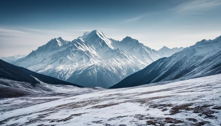 Fotokunst,Fotokunst, Natuur, sneeuwberg, geen mensen, landschap, buitenshuis, lucht, berg, sneeuw