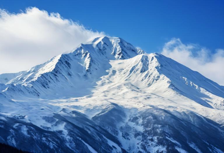 Photographic Art,Photographic Art , Nature, snow mountain, no humans, scenery, sky, mountain, cloud, outdoors