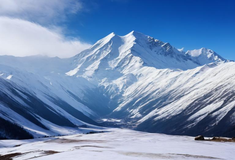 Fotokunst,Fotokunst, Natuur, sneeuwberg, geen mensen, landschap, lucht, berg, buitenshuis, dag