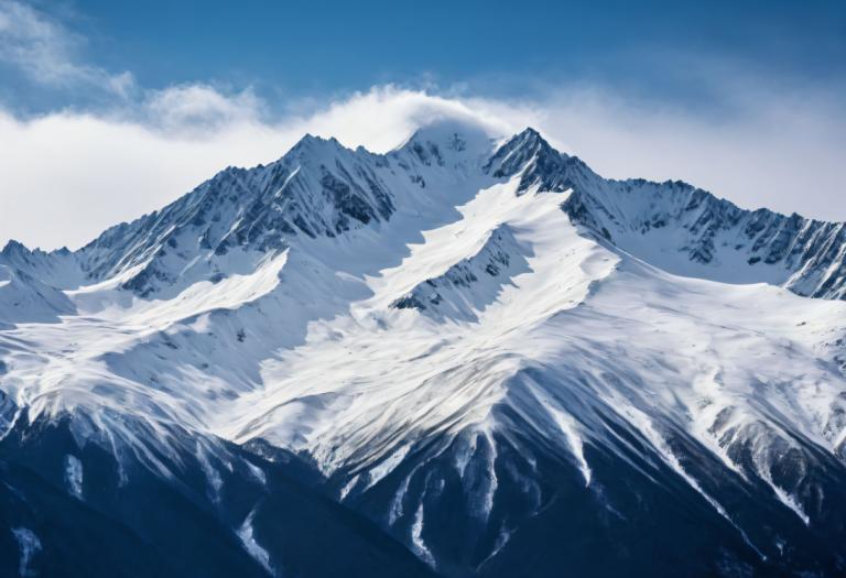 摄影艺术,摄影艺术, 自然, 雪山, 没有人类, 风景, 山, 天空, 云, 户外, 天, 蓝天, 景观, 雪, 多云的天空, 蓝色主题