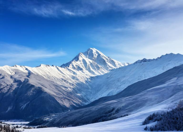 Photographic Art,Photographic Art , Nature, snow mountain, no humans, scenery, sky, mountain, outdoors, day