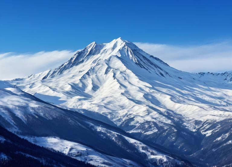 写真芸術,写真芸術, 自然, 雪山, 人間がいない, 景色, 空, 山, 屋外, 日, 青空, 雲, 氷, 雪, 風景, 青のテーマ