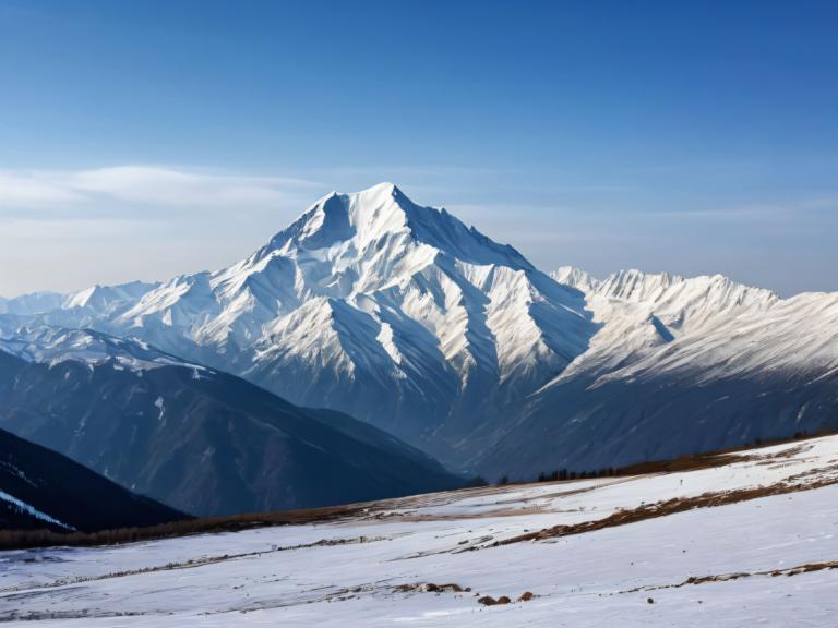 Fotokunst,Fotokunst, Natuur, sneeuwberg, landschap, geen mensen, buitenshuis, lucht, berg, sneeuw