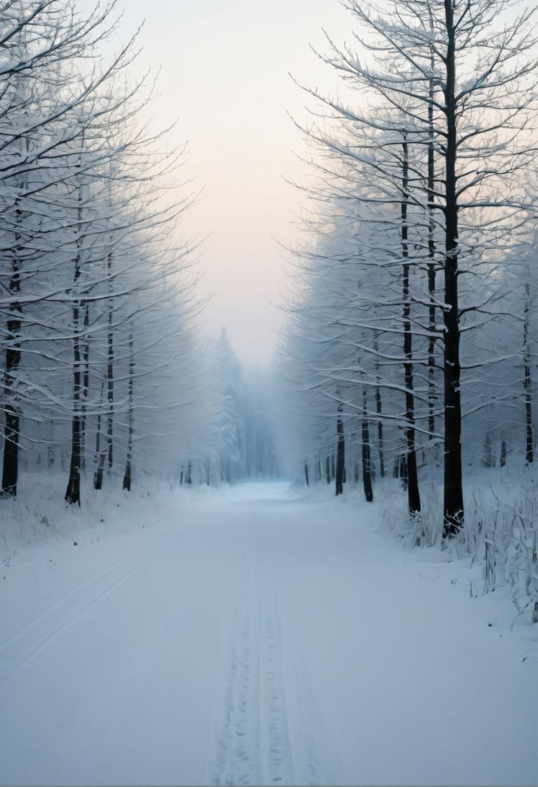 Fotokunst,Fotokunst, Natur, Winter, Landschaft, keine Menschen, Landschaft, Baum, kahler Baum