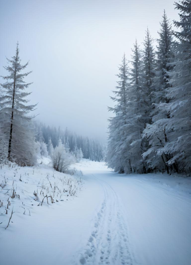 Fotokunst,Fotokunst, Natuur, winter, landschap, geen mensen, landschap, sneeuw, buitenshuis, boom