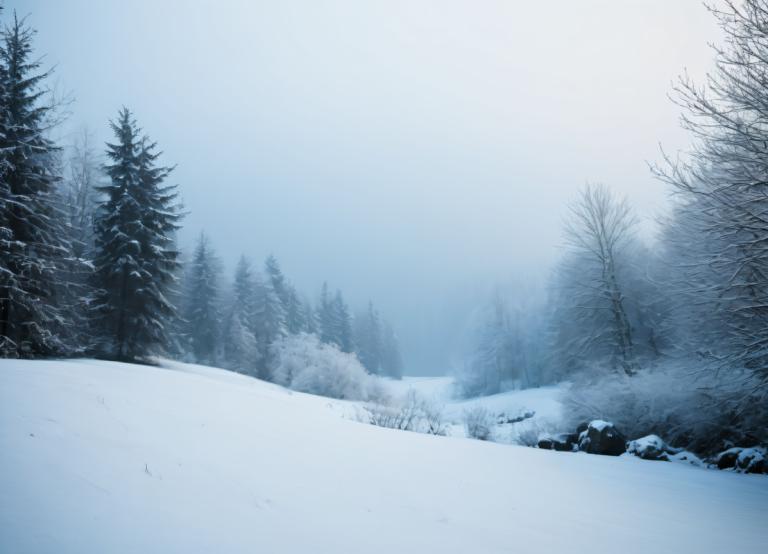 Fotokunst,Fotokunst, Natuur, winter, landschap, geen mensen, landschap, sneeuw, boom, buitenshuis