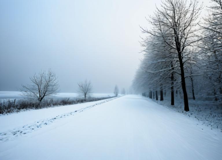 Fotokunst,Fotokunst, Natuur, winter, landschap, geen mensen, landschap, boom, kale boom, sneeuw