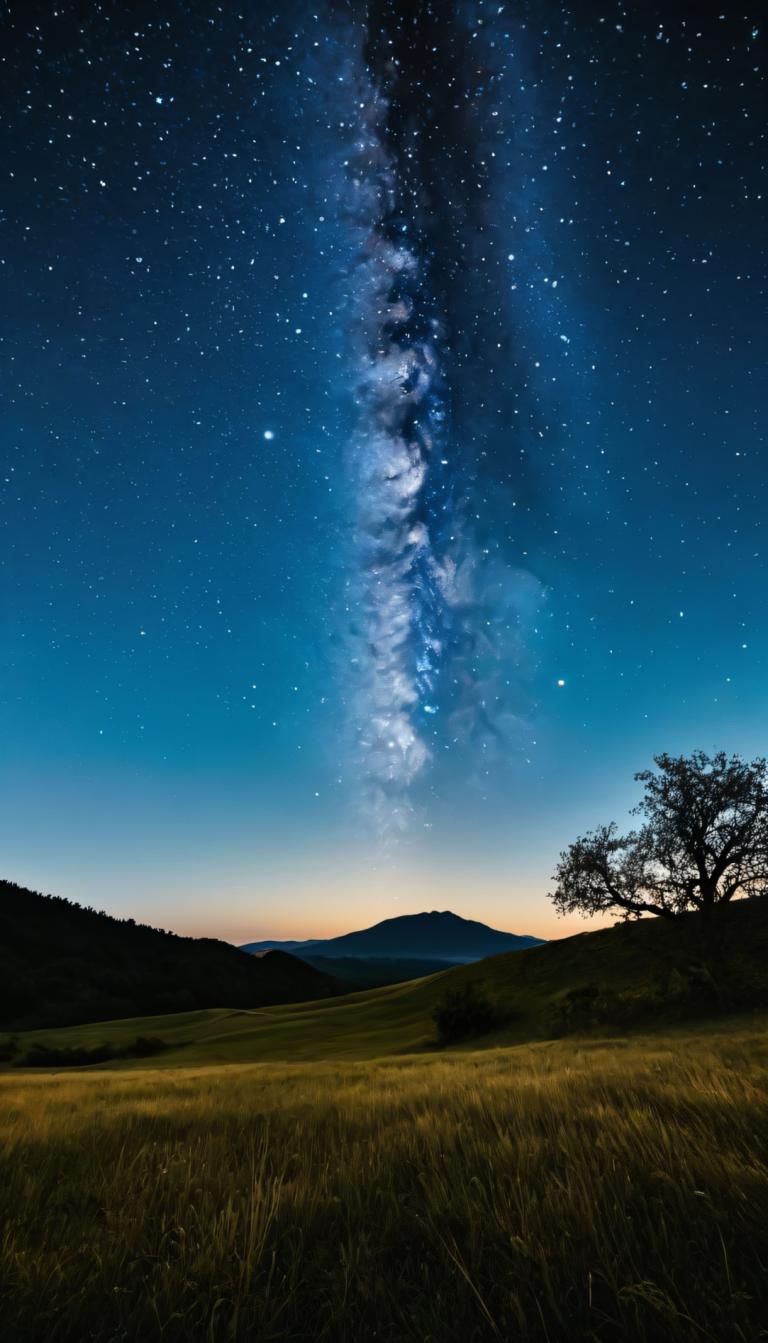 Arte fotografica,Arte fotografica, Natura, cielo notturno, Cielo stellato), cielo