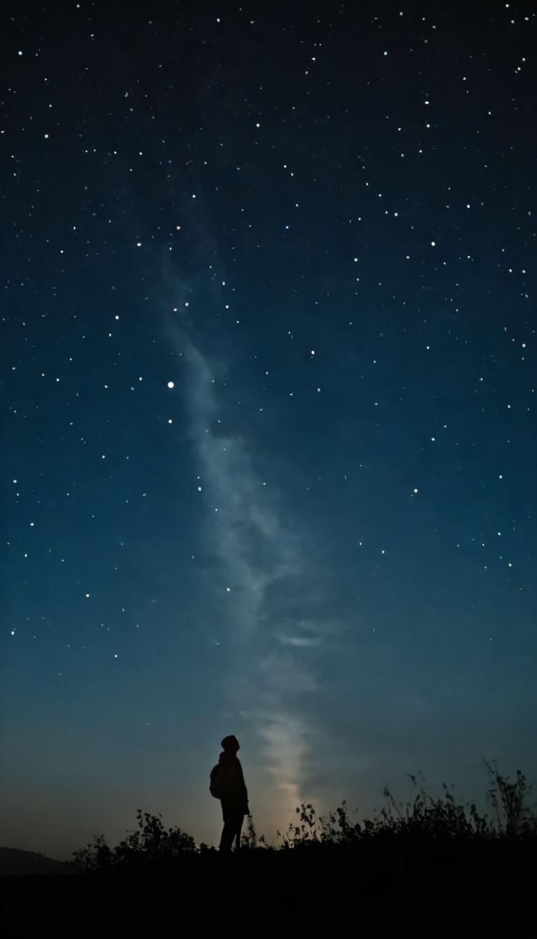 Fotografisk kunst,Fotografisk kunst, Natur, nattehimmel, himmel, stjerne (himmel), solo, natt