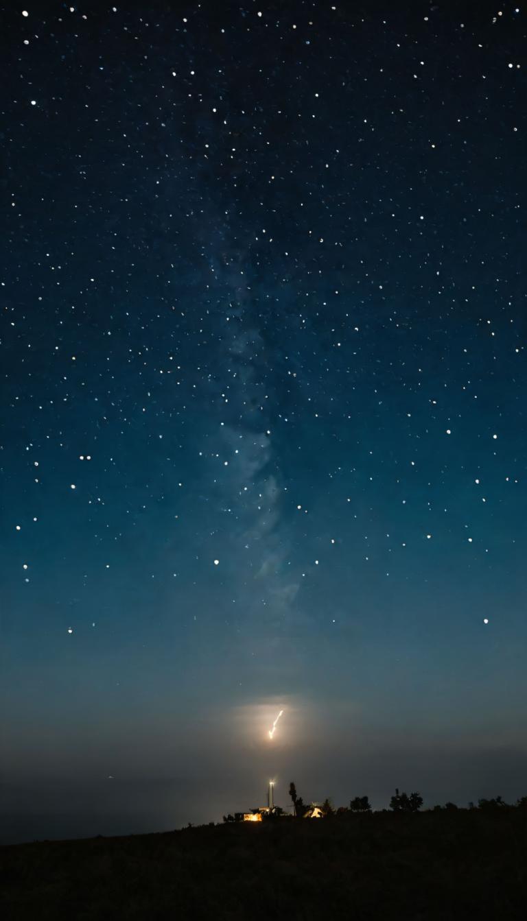 写真芸術,写真芸術, 自然, 夜空, 夜, 空, 星（空）, 景色, 夜空, 星空, 屋外, 人間がいない, 草, 木