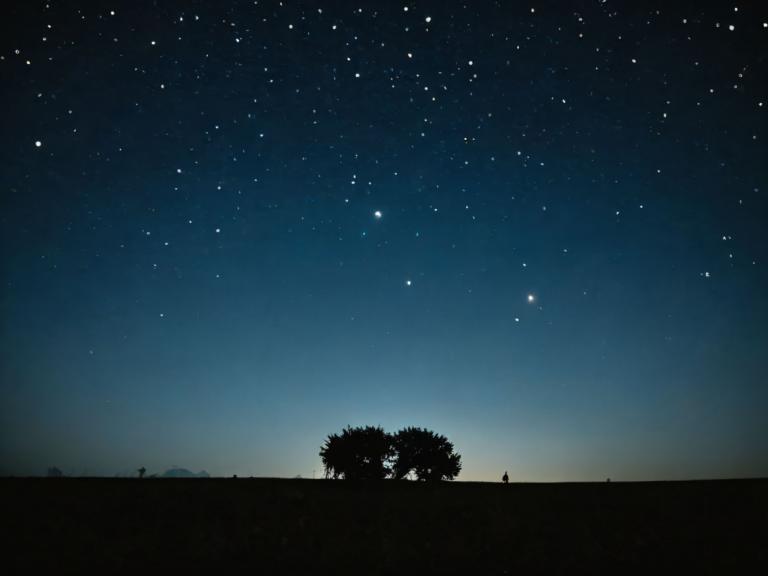 Fotokunst,Fotokunst, Natuur, nachtelijke hemel, sterrenhemel), lucht, landschap, nacht, sterrenhemel