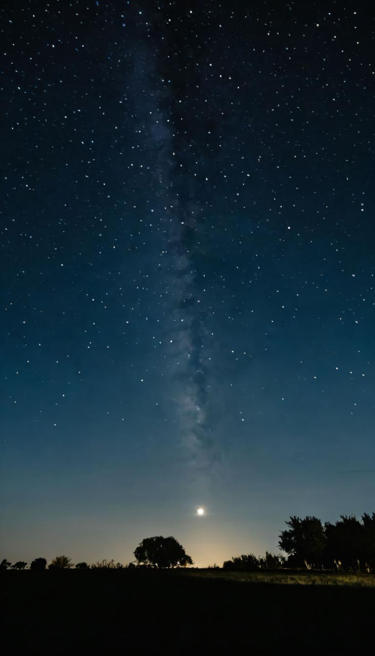 写真芸術,写真芸術, 自然, 夜空, 空, 人間がいない, 星（空）, 夜, 景色, 星空, 屋外, 夜空, 草, 木, 月, 雲