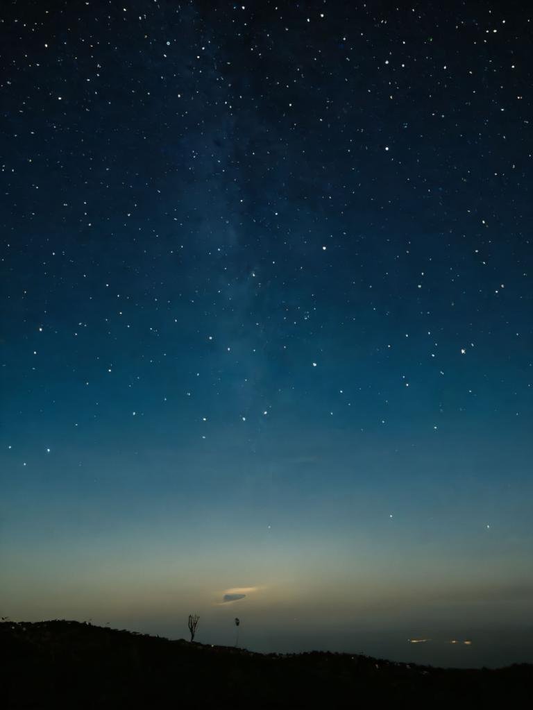 Photoréalisme,Photoréalisme, Nature, ciel de nuit, ciel, ciel étoilé), paysage, ciel étoilé, nuit