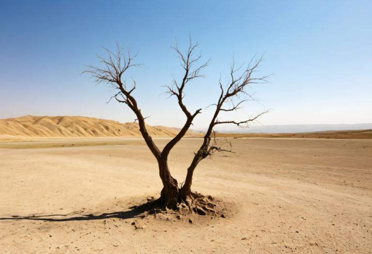 Fotokunst,Fotokunst, Natur, Wüste, Landschaft, Baum, keine Menschen, Wüste, Baum, kahler Baum