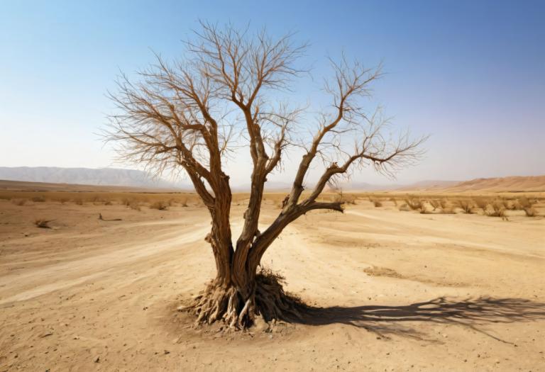 Fotokunst,Fotokunst, Natur, Wüste, Landschaft, Baum, Wüste, Baum, keine Menschen, draußen